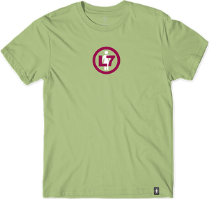 Girl L7 Logo T-Shirt - Size: LARGE Pistachio Green