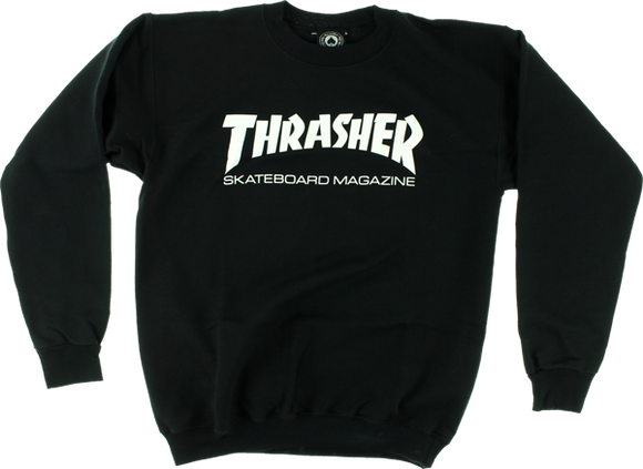 Thrasher Skate Mag Crew Sweatshirt - MEDIUM Black