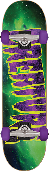 Creature Galaxy Logo Mid Complete Skateboard -7.8 