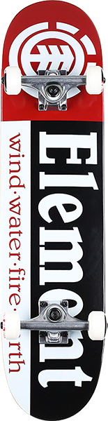 Element Section Complete Skateboard -8.0 Black/White/Red 