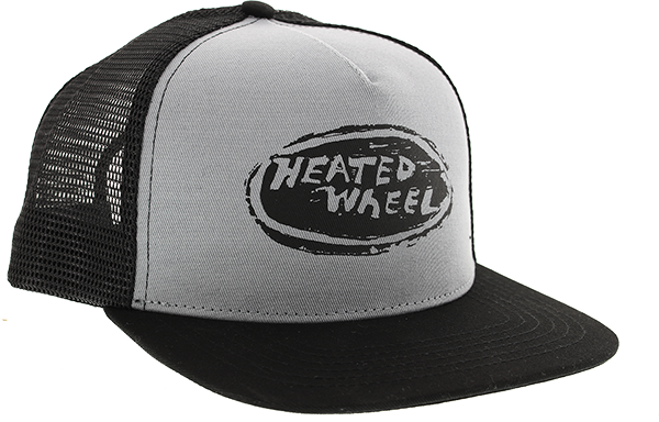 The Heated Wheel Oval Skate Skate HAT - Adjustable Grey/Black  