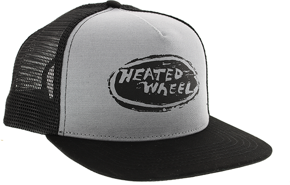 The Heated Wheel Oval Skate Skate HAT - Adjustable Grey/Black  