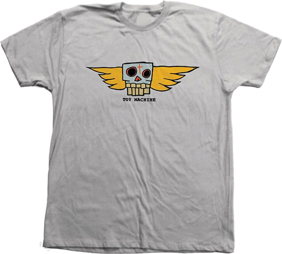 Toy Machine Bad Ass T-Shirt - Size: SMALL Silver