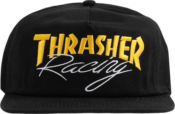Thrasher Racing Skate HAT - Adjustable Black 