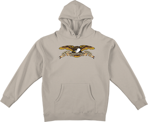 Antihero Eagle Hooded Sweatshirt - SMALL Bone/Black