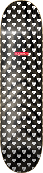 Hs Sweethearts Skateboard Deck -8.25 Black/White DECK ONLY