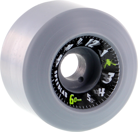 Speedlab Time Flies 60mm 100a Grey Skateboard Wheels (Set of 4)