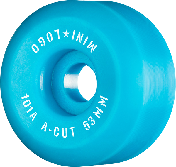 Ml A-Cut 53mm 101a Blue  Skateboard Wheels (Set of 4)