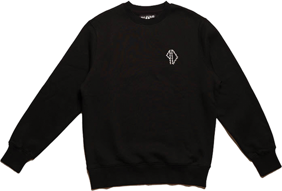 Piss Drunx Barbed Crew Sweatshirt - SMALL Black
