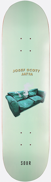 Sour Jatta Couch Skateboard Deck -8.5 DECK ONLY