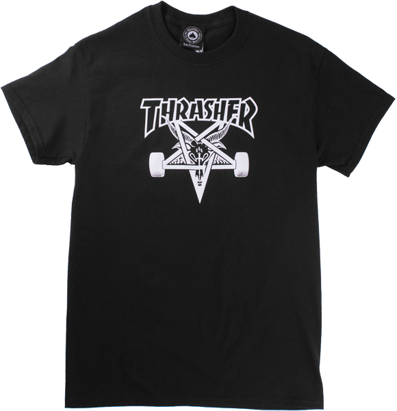 Thrasher Skate Goat T-Shirt - Size: MEDIUM Black