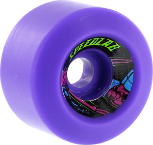 Speedlab Cruisers 60mm 90a Purple Skateboard Wheels (Set of 4)