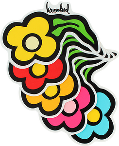 Krooked Wild Style Flowers Sm Decal Single
