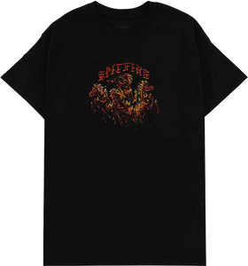 Spitfire Apocalypse T-Shirt - Size: SMALL Black