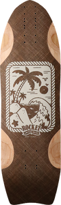 Rocket Scout Surf Skateboard Deck -9.25x30.5 DECK ONLY