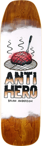 Antihero Anderson Toasted Skateboard Deck -9.25x32.25 DECK ONLY