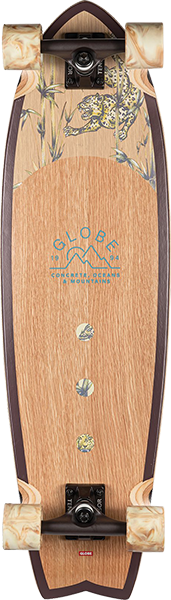 Globe Chromantic Complete Skateboard -9.5x33 White Oak/Jaguar 