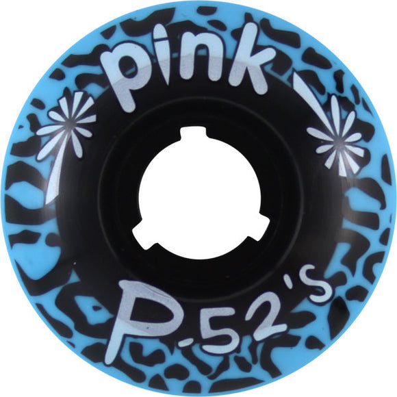 Pink P 52s 52mm 99a Blue Skateboard Wheels (Set of 4) - Universo Extremo Boards