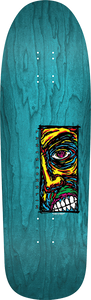 Powell Peralta Conklin Face Skateboard Deck -9.75x32.09 Teal Stain DECK ONLY