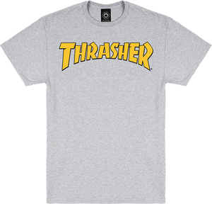 Thrasher Cover Logo T-Shirt - Size: X-LARGE Ash Grey