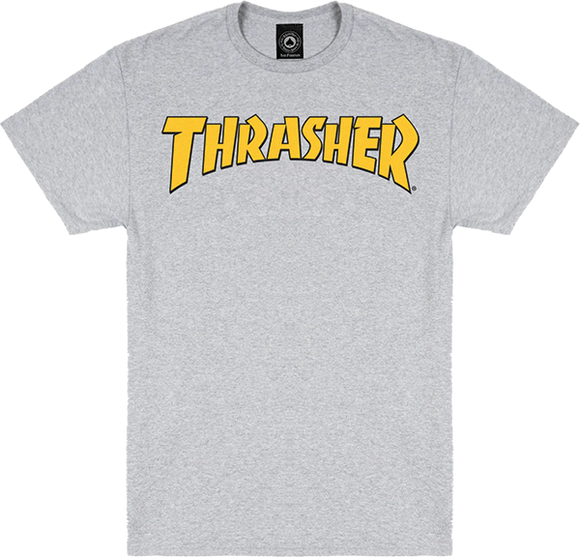 Thrasher Cover Logo T-Shirt - Size: X-LARGE Ash Grey