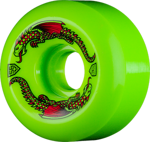 Powell Peralta Df Green Dragon 56/36mm 93a Green Skateboard Wheels (Set of 4)