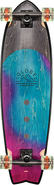 Globe Chromantic Complete Skateboard -9.5x33 Washed Aqua 
