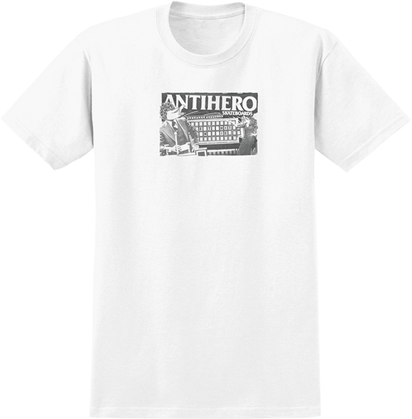 Antihero Wheel Of Antihero T-Shirt - Size: SMALL White