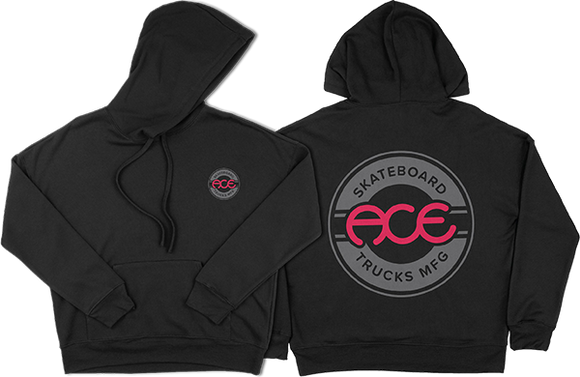 Ace Seal Hooded Sweatshirt - SMALL Black