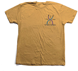Toy Machine Ed Templeton Wires Crossed T-Shirt - Size: SMALL Gold