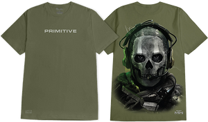 Primitive Ghost T-Shirt - Size: MEDIUM Military