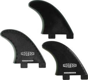 Proteck Perform Fcs Grom Thruster Set 4.0 Black Surfboard FIN 