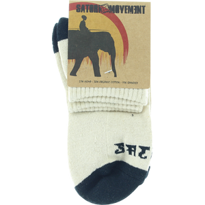 Satori Warrior Ankle Sock Large - Natural 