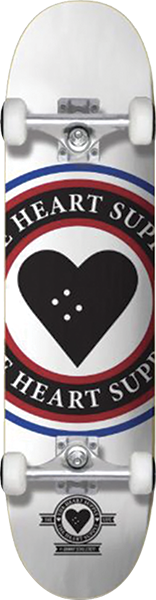 Heart Supply Insignia Complete Skateboard -8.25 White 