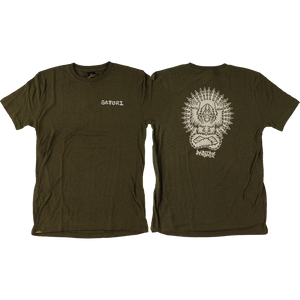 Satori Bigfoot Meditate Hemp T-Shirt - Olive