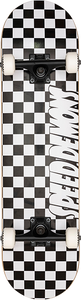 Speed Demons Checkers Complete Skateboard -8.0 Black/White 