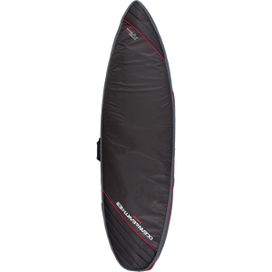 O&E Ocean & Earth Aircon Shortboard Cover 5'8" Black/Red/Grey