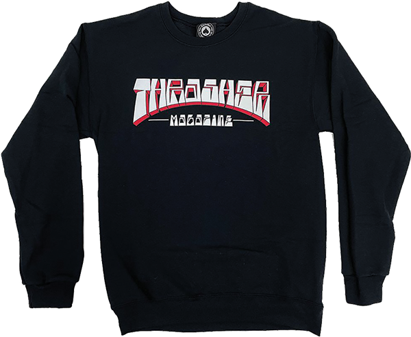 Thrasher Firme Logo Crew Sweatshirt - SMALL Black