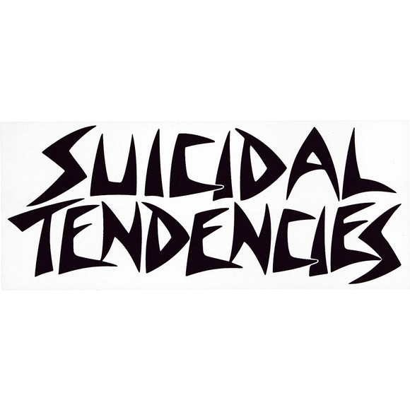 Suicidal Suicidal Tendencies DECAL - White | Universo Extremo Boards Skate & Surf