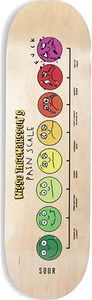 Sour Ingemarsson Pain Scale Skateboard Deck -8.12 DECK ONLY