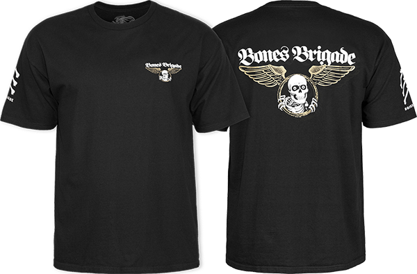 Bones Wheels Brigade An Autobiography T-Shirt - Size: SMALL Black