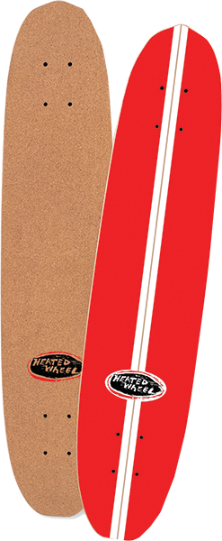 The Heated Wheel Polarizer Baja Cork Top Dk-6x27.5 Red DECK ONLY
