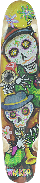 Walker Muerto Mural Trumpet Skateboard Deck -8.75x41.5 DECK ONLY