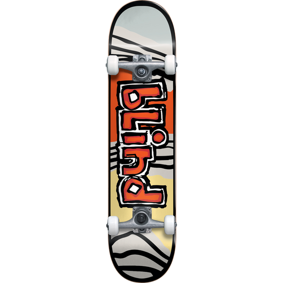 Blind Og Tiger Stripe Complete Skateboard - 7.0 Red/Orange Fp.Yth 