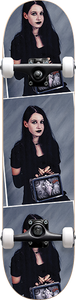 Darkstar Goth Girl Complete Skateboard -7.87 Black Fp 