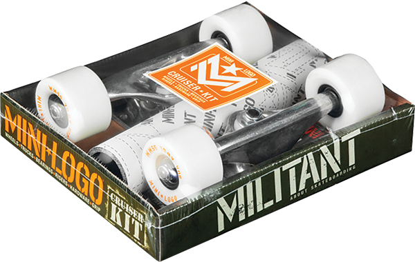 Ml Cruiser Kit Component Pack 8.0 Raw 55mm/80a White Skateboard Trucks (Set of 2)