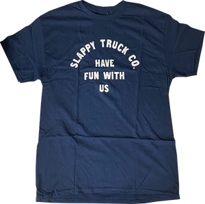 Slappy Have Fun T-Shirt - Size: SMALL Navy