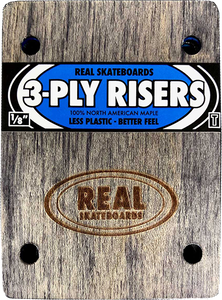 Real Wooden Risers Set 3Ply 1/8" Thunder 1 Single Piece