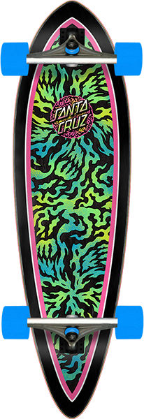 Santa Cruz Obscure Dot Cruzer Pintail Complete Skateboard -9.2x33 
