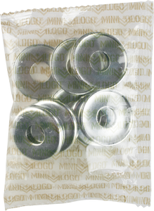 Mini Logo 10/Pack Kingpin Bottom Washer Silver
